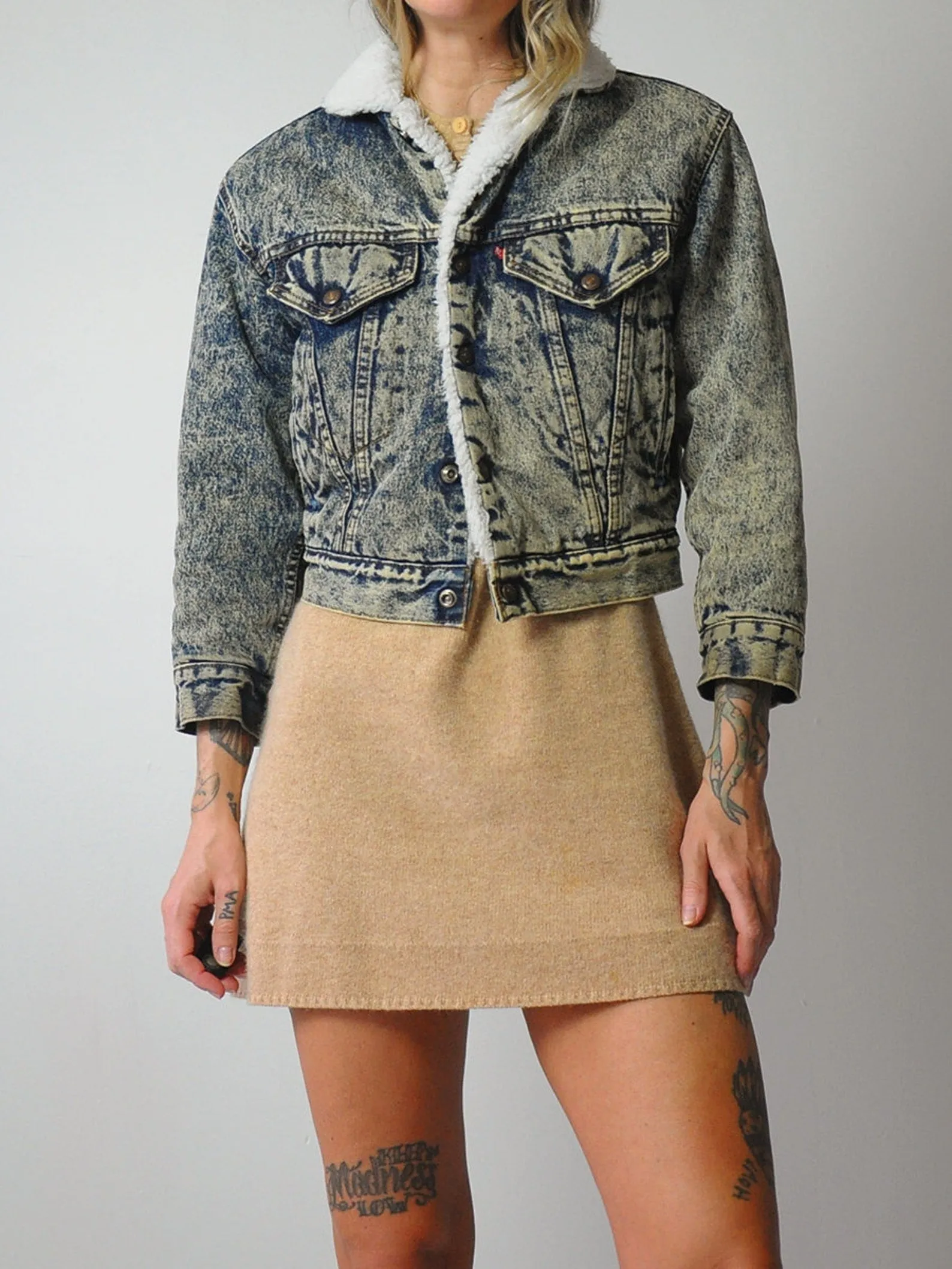 1980's Levi's Sherpa Jean Jacket