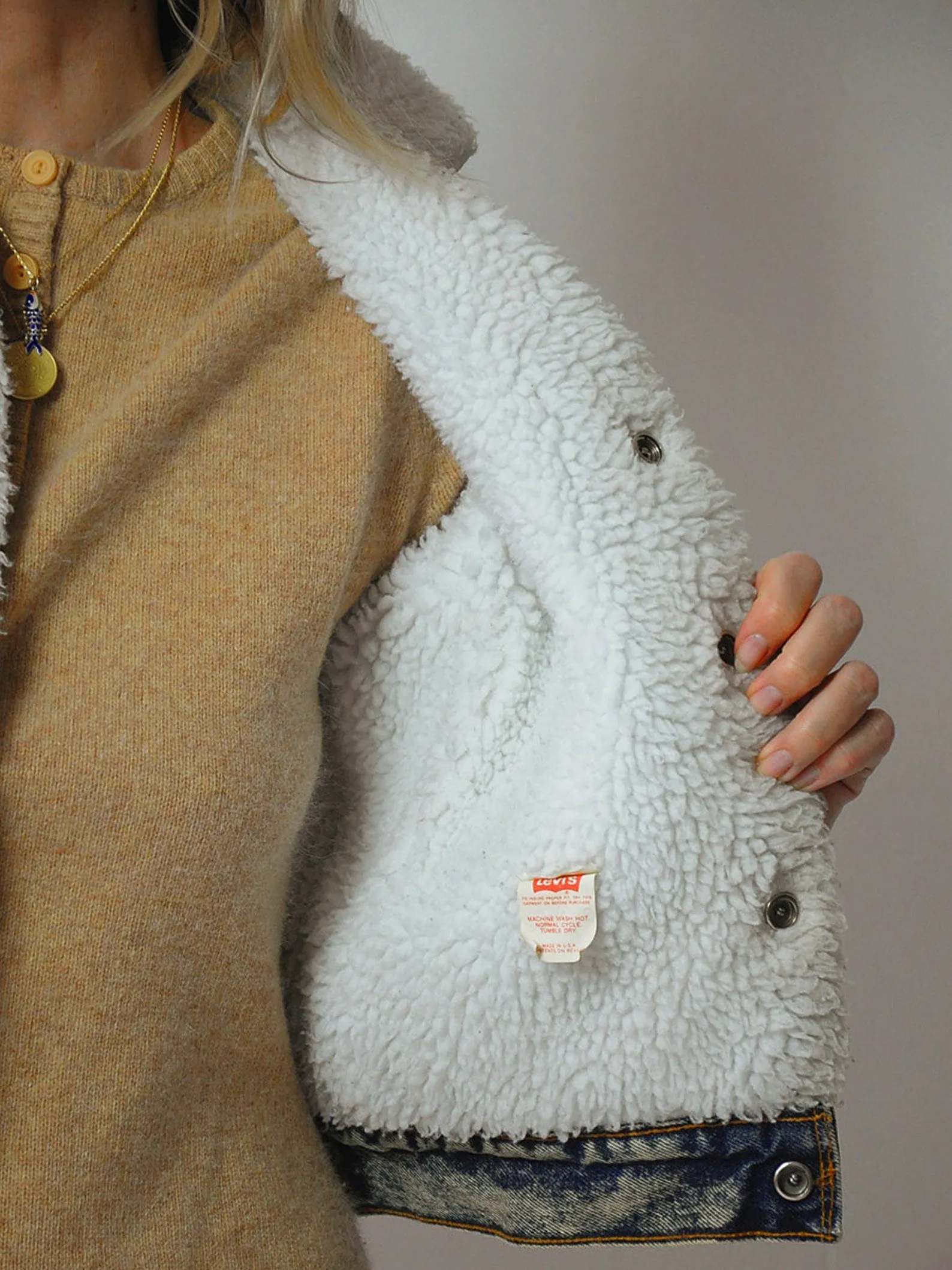1980's Levi's Sherpa Jean Jacket