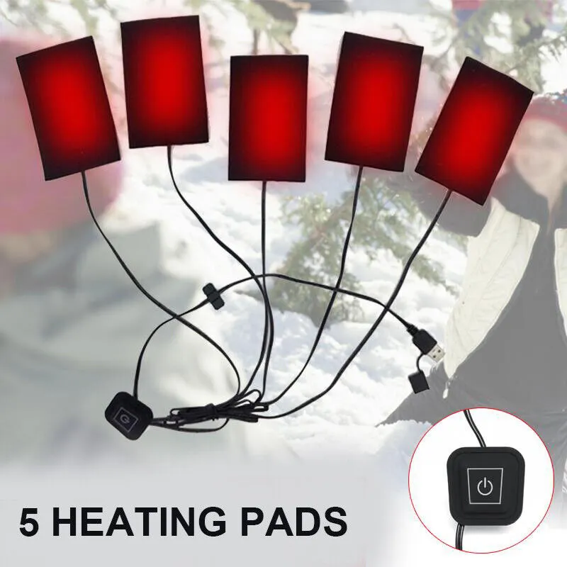 3XL Electric Heated Vest | USB Thermal Winter Jacket | Warm Heat Pad | Unisex Wear