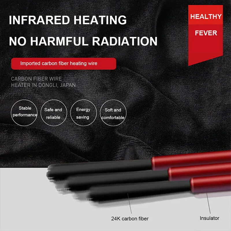 3XL Electric Heated Vest | USB Thermal Winter Jacket | Warm Heat Pad | Unisex Wear