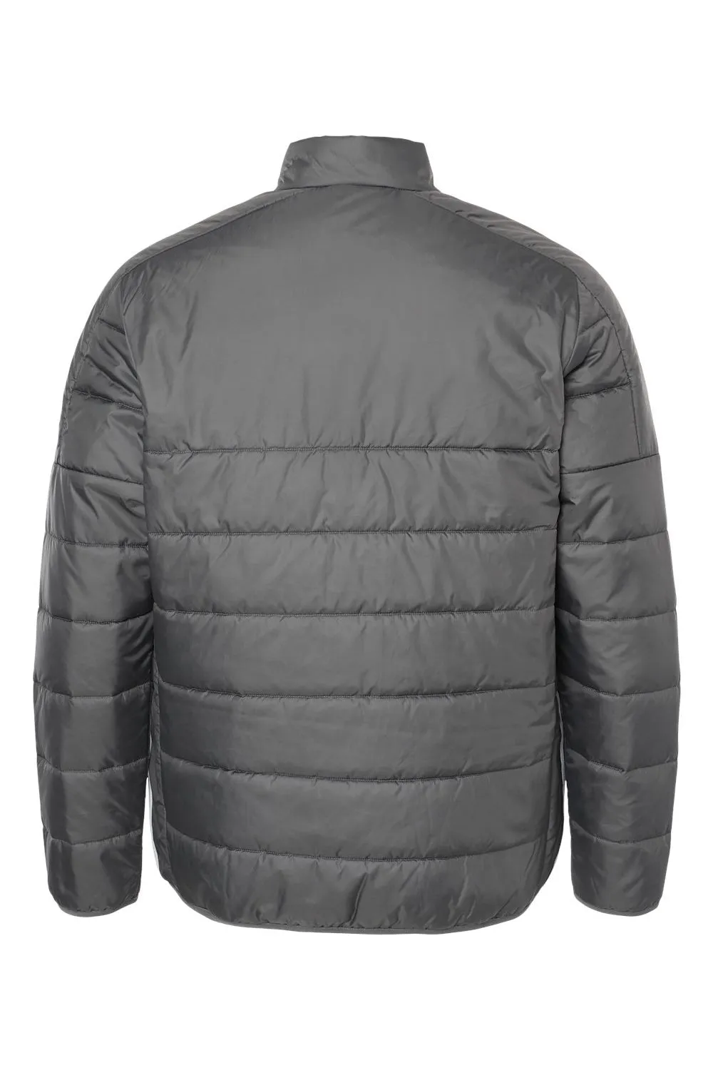 Adidas Mens Full Zip Puffer Jacket - Grey - NEW