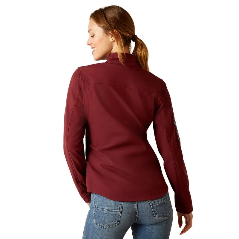 Ariat Women's New Team Tawny Port/Baja Softshell Jacket 10046690