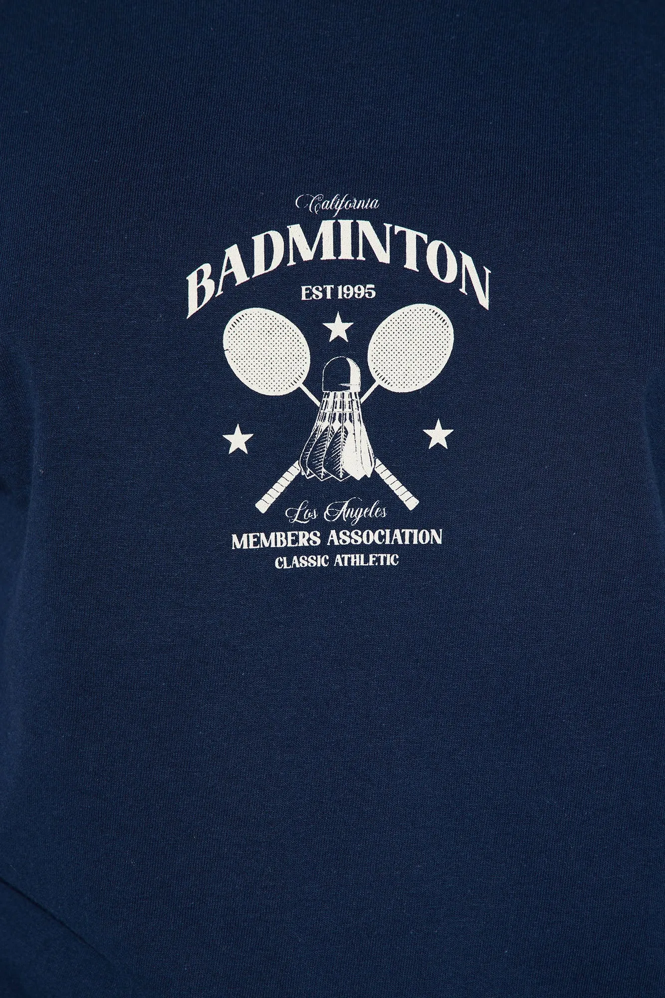 Badminton Members Only Oversized Tee - Navy