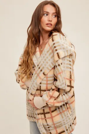 Becky Plaid Sherpa