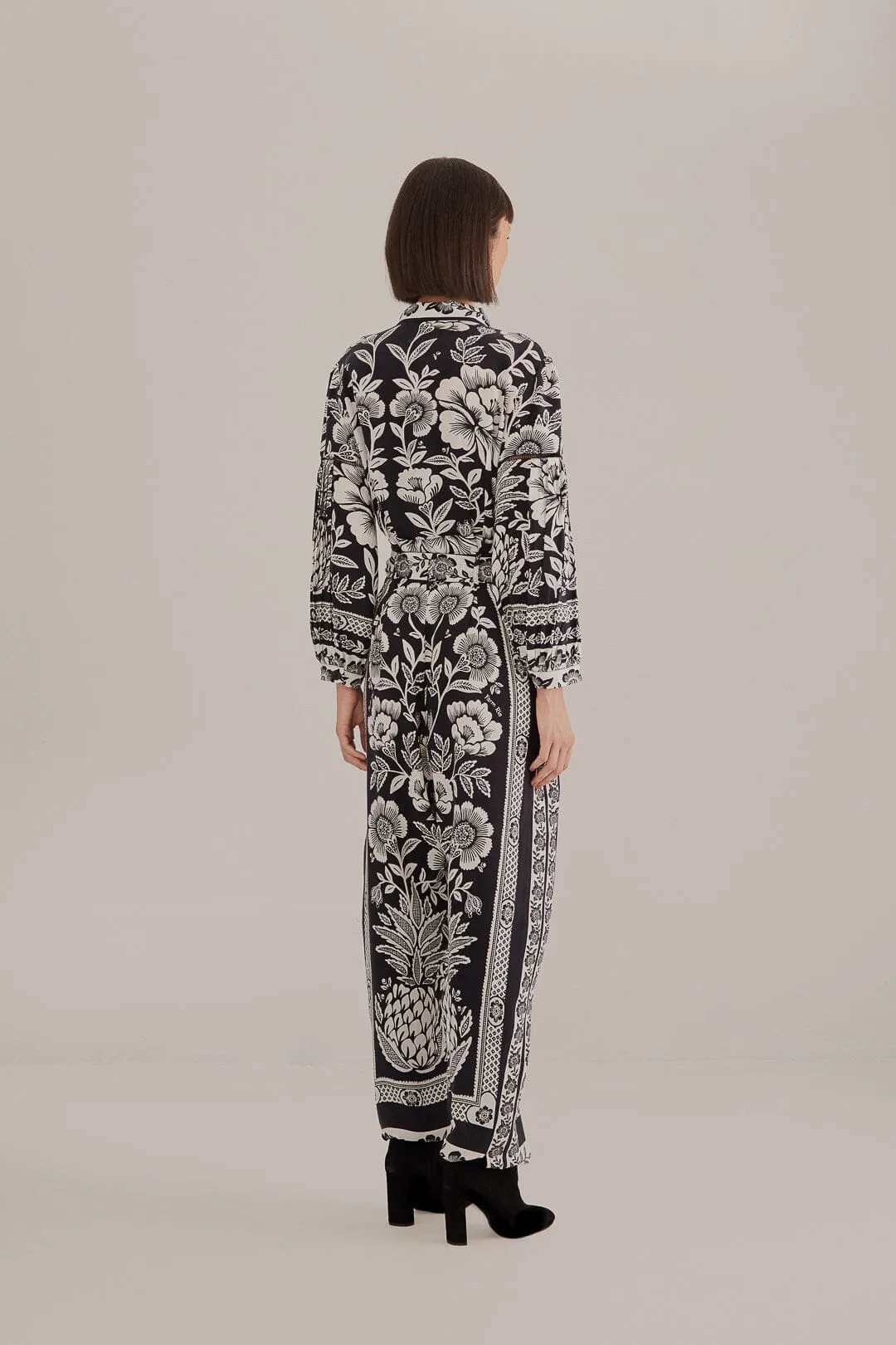 Black Pineapple Garden Jumpsuit