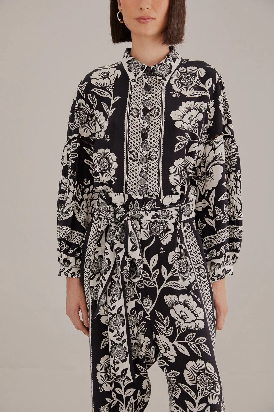 Black Pineapple Garden Jumpsuit
