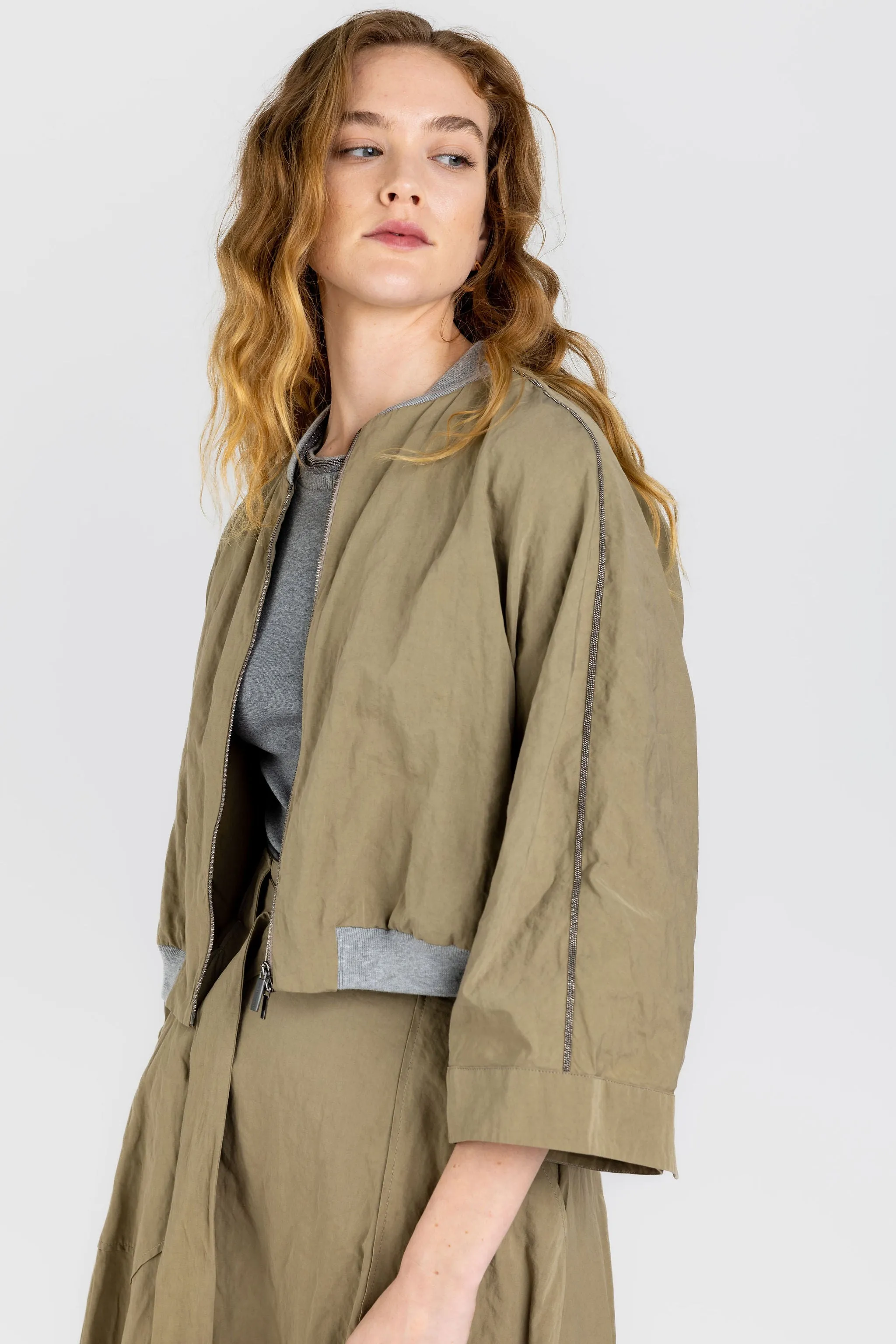 Bomber Jacket in Fango