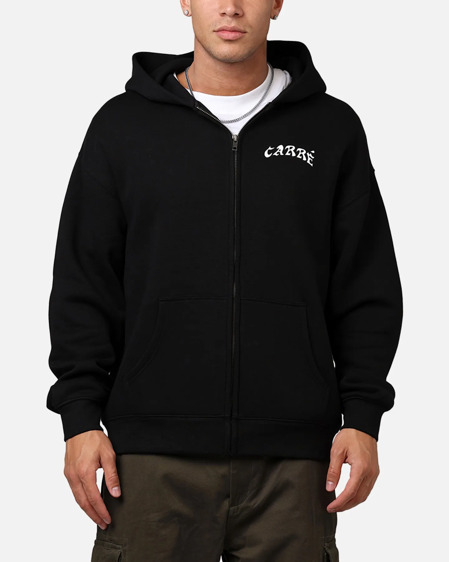 Carre Members Only Zip Hoodie Black