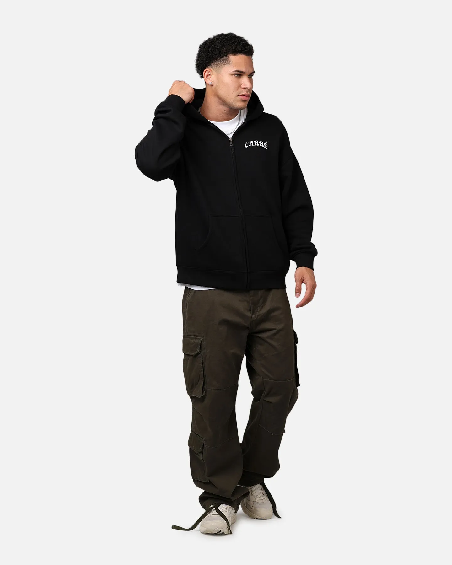 Carre Members Only Zip Hoodie Black