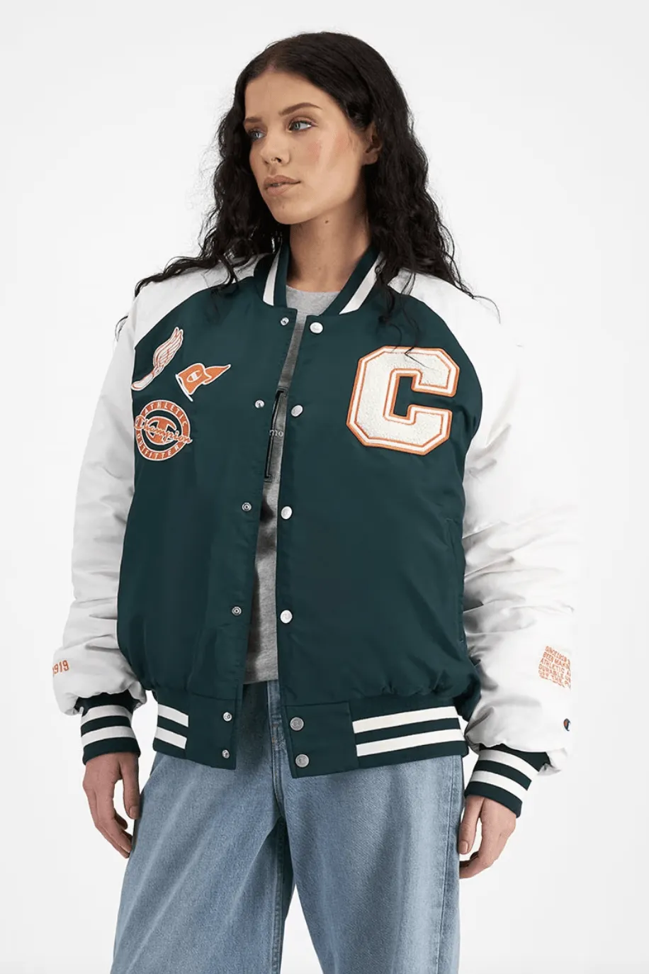 CHAMPION UNISEX RE:BOUND CLUBHOUSE JACKET - MID FIELD