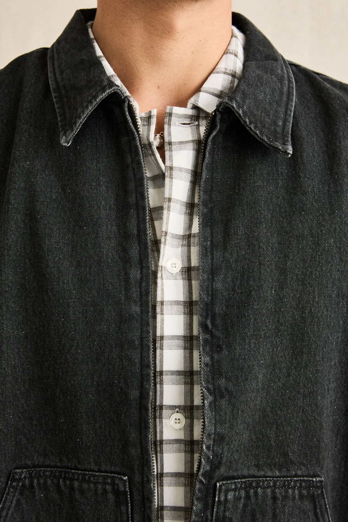 Denim Bomber Jacket