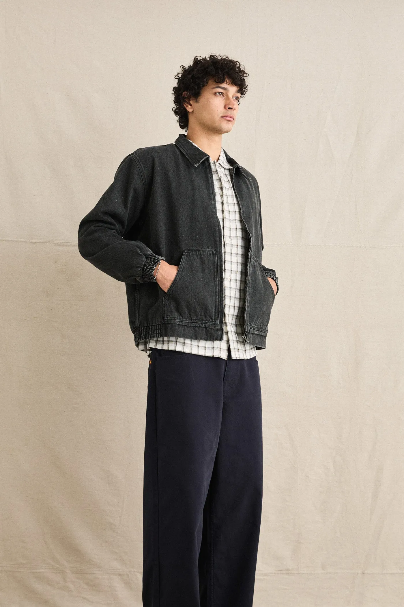 Denim Bomber Jacket