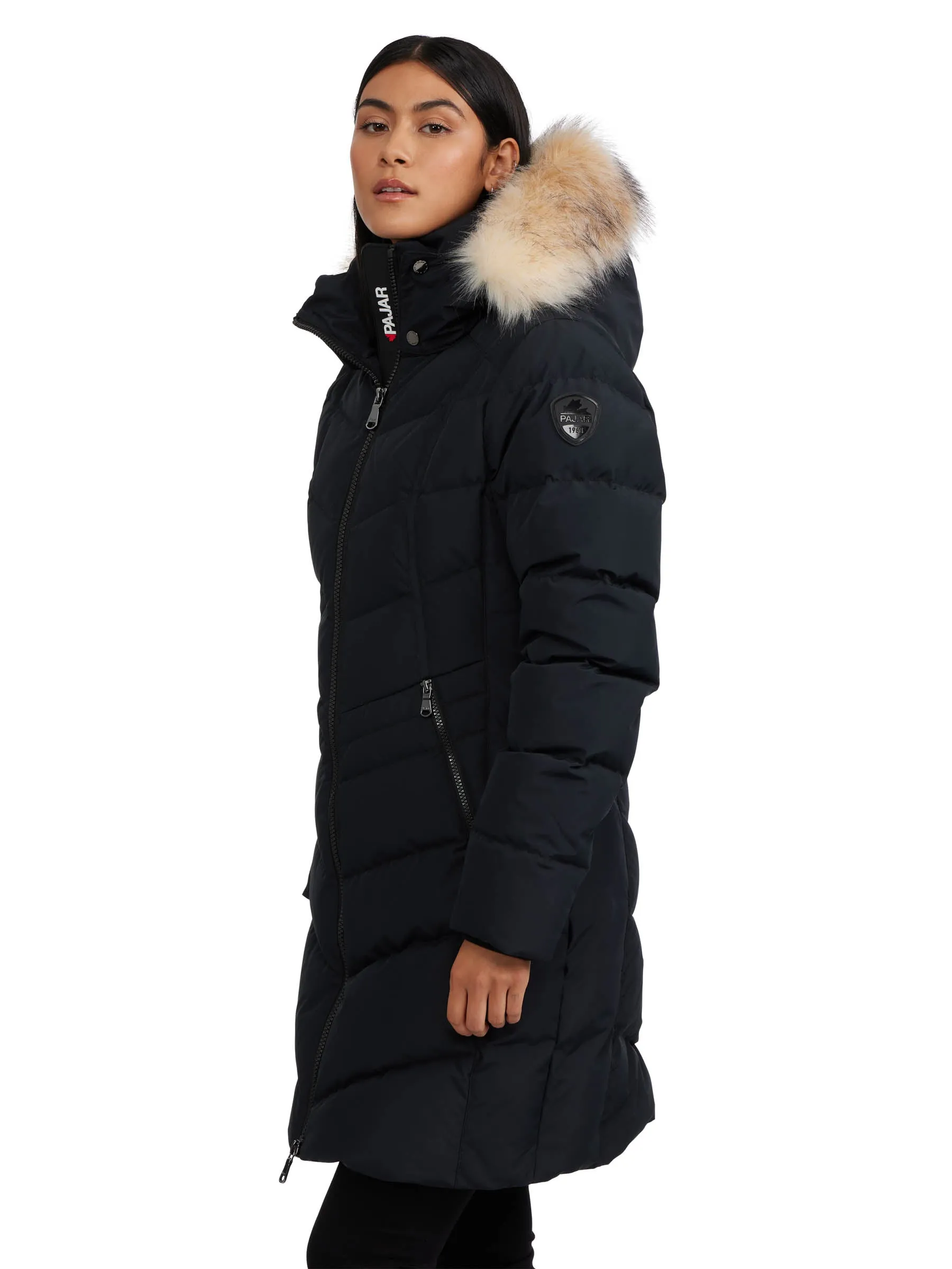 January Women's Quilted Puffer w/ Faux Fur