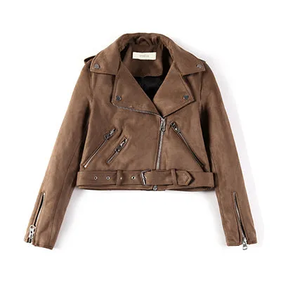 Leather Jackets Coat Jacket Women Bomber