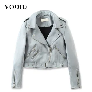 Leather Jackets Coat Jacket Women Bomber