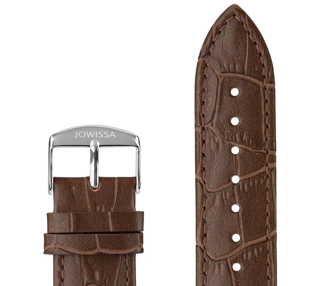 Mat Alligator Leather Watch Strap E3.1056