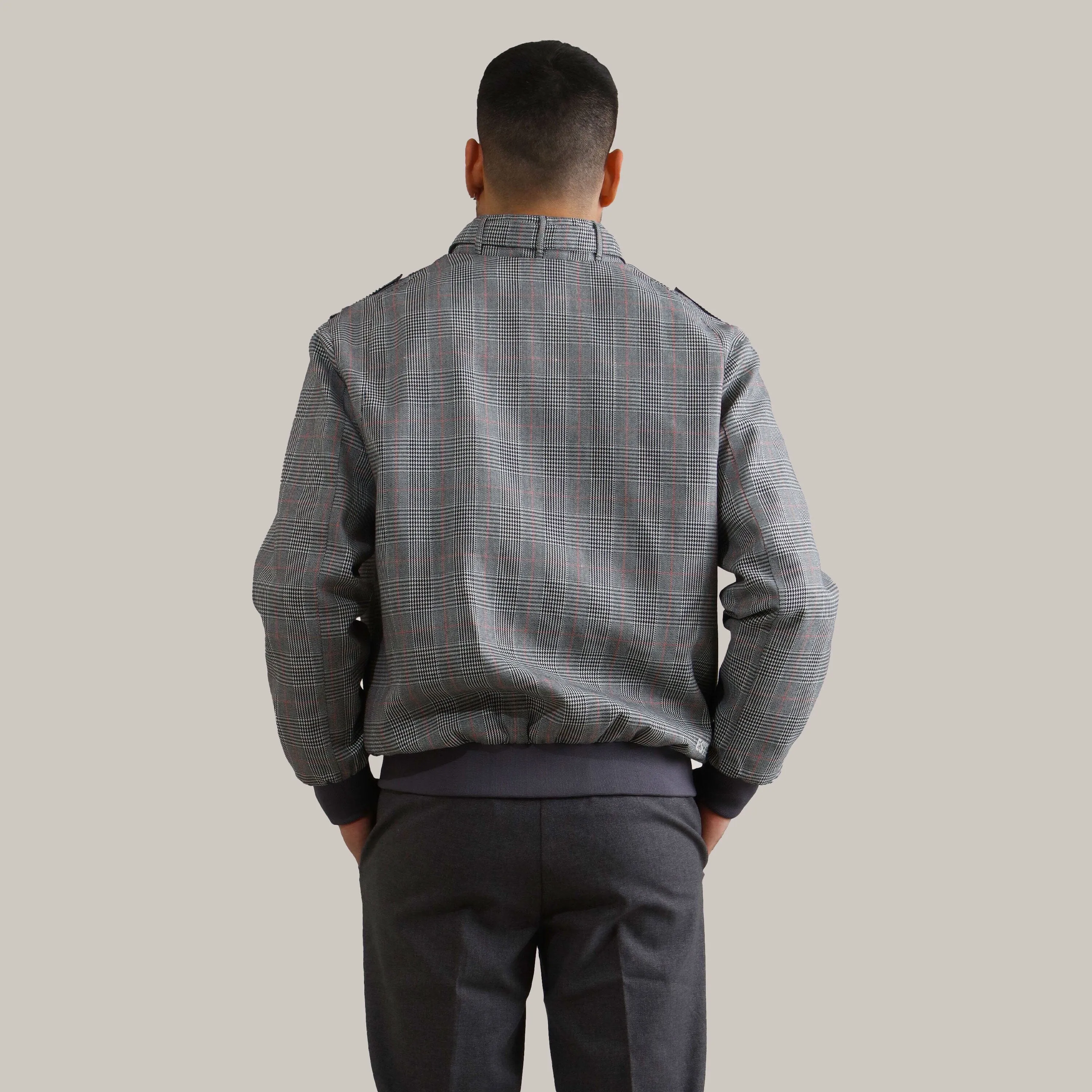 Men's Anderson Glen Plaid Iconic Racer Jacket