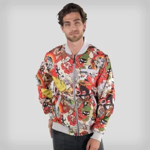 Men's Looney Tunes Vintage Mash Print Jacket - FINAL SALE