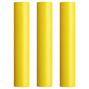 Pacer Battery Cable Heat Shrink Tubing - 1" x 12" - Yellow (3-Pieces) [BEHS1-12YL-3]