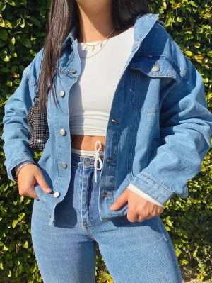 "not so vintage" denim jacket (CK DENIM)