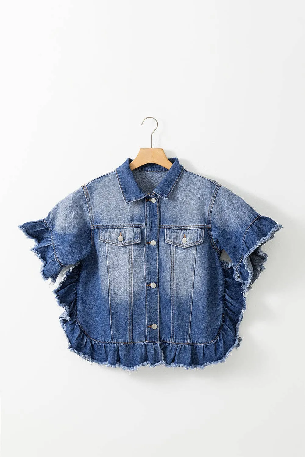 Short Sleeve Denim Jacket