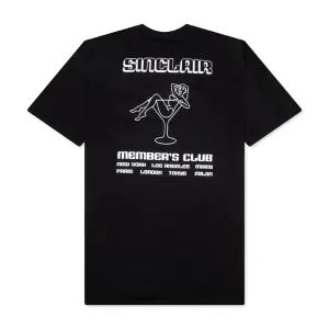 Sinclair Members Club Tour Tee - Black