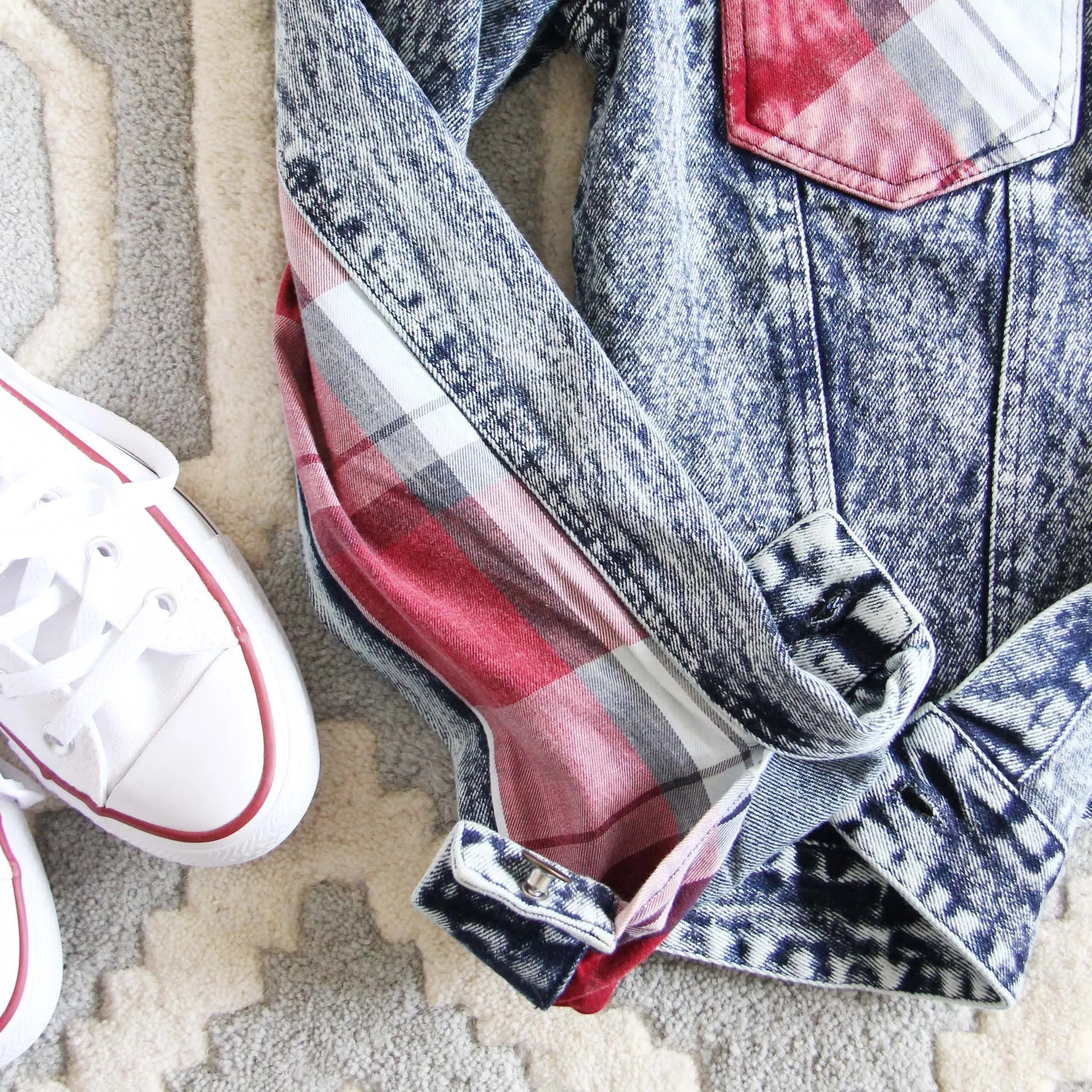 The Tucker Jean Jacket in Plaid