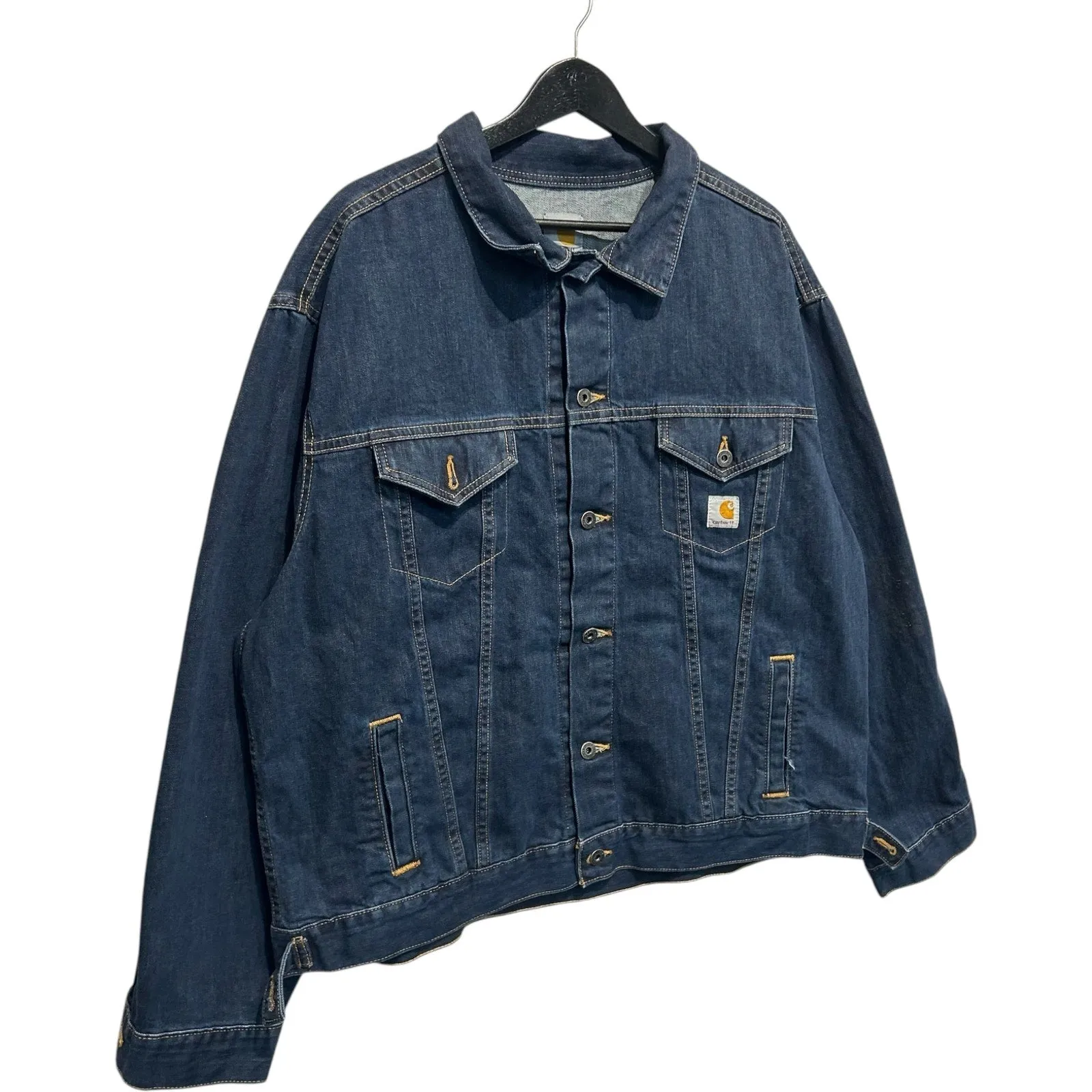 Vintage Carhartt Dark Wash Denim Jacket