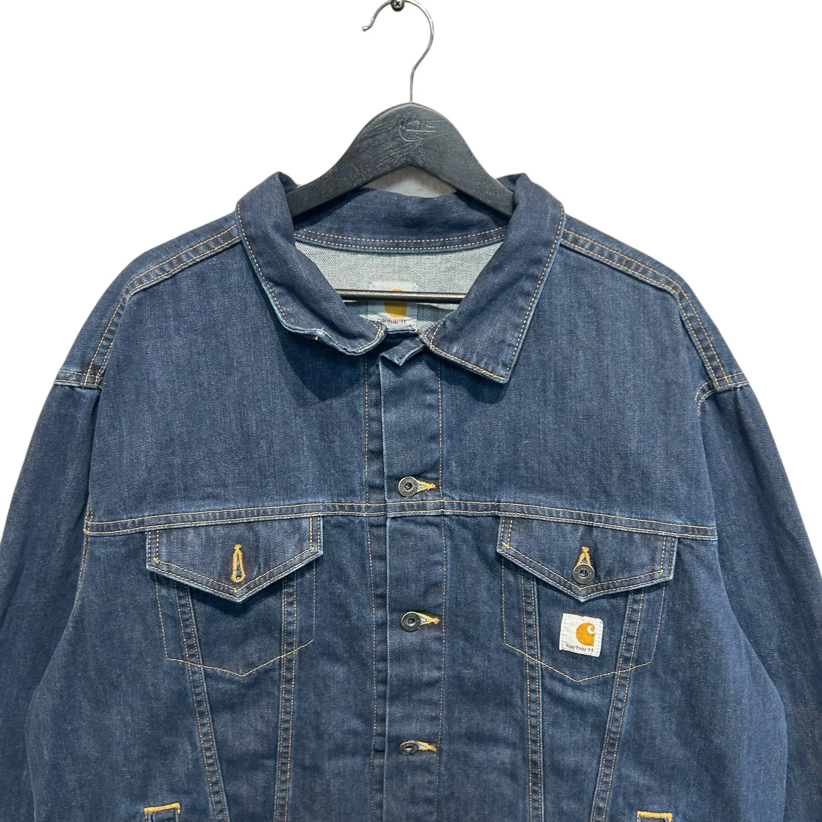 Vintage Carhartt Dark Wash Denim Jacket