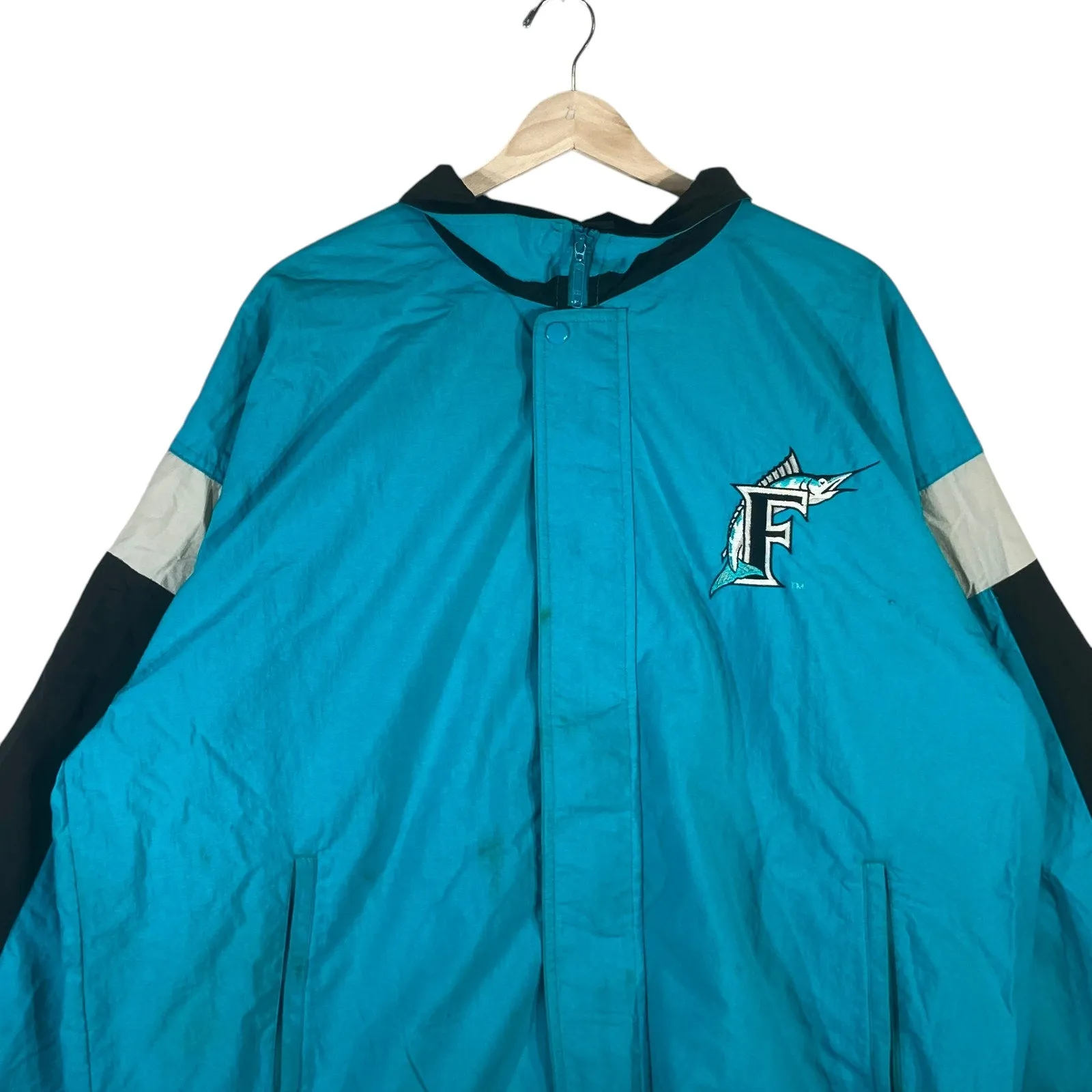 Vintage Florida Marlins Mini Team Logo MLB Jacket