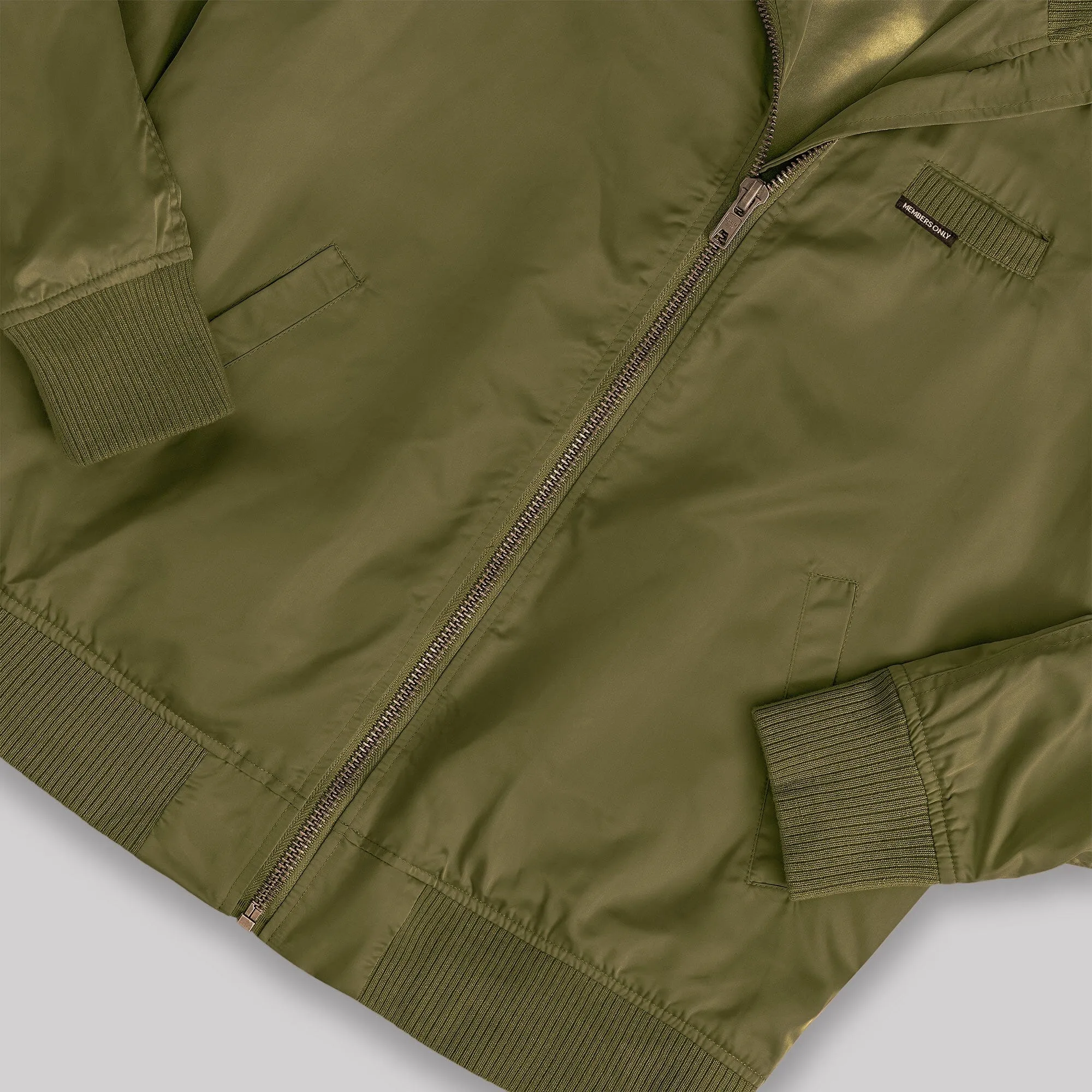 Women's Satin Bomber Jacket